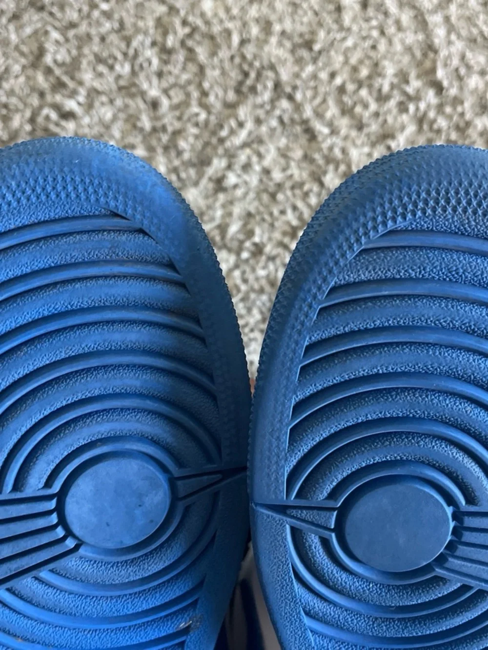 Jordan Low-Top Sneakers in Black/Blue/White